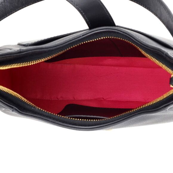 Bvlgari Serpenti Ellipse Crossbody Bag Leather Medium Black - Picture 5 of 6